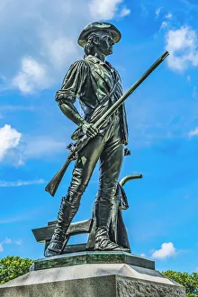 Statue Collection: The Minute Man statue, Old North Bridge, Minute Man National Historical Park