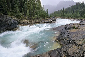 Mistaya Canyon in Banff National Park in