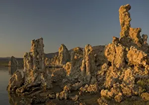Mono Lake - at 6400 feet. Famous for its tufa pinnacles, threat from Los Angeles water supply, and its birds. East side of Sierra Nevada near Lee Vining, USA