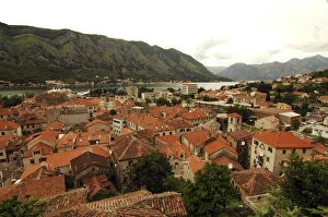 Angle Gallery: Montenegro, Kotor, houses by Adriatic sea