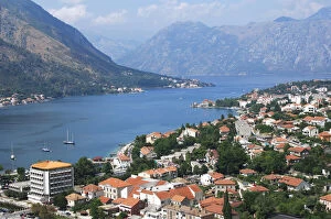 Montenegro, Kotor. View of the city along