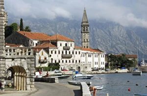 Images Dated 8th August 2011: Montenegro, Perast. View of the city