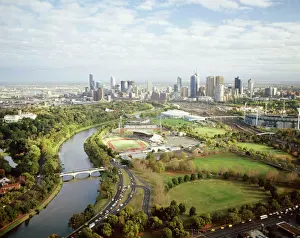 Town Prints: Morell Bridge, Olympic Park National Tennis Centre