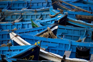 <b class=qtipBold><figcaption>Morocco - blue boats</figcaption></b><br>LA-3988 Morocco - blue boats Jean Michel Labat Please note that prints are personal display purposes only and may not be reproduced in any way.<br><em>© ? J. M. Labat / ardea.com</em> Morocco - blue boats