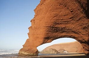 Morocco - Rock archs at the Atlantic Ocean at Legzira