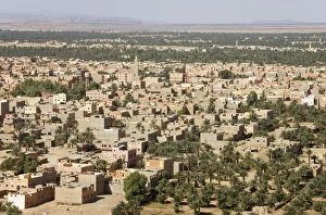 Morocco - The town of Erfoud with its extensive