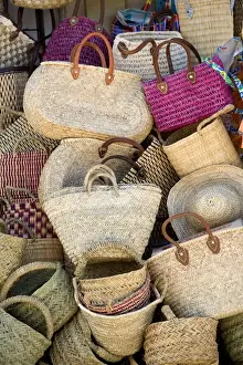Bags Prints: Morroco - pile of woven bags