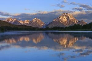 Bend Gallery: Mount Moran - and Oxbow Bend - Snake River Grand