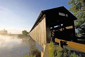 Angle Gallery: The Mount Orne covered bridge spans