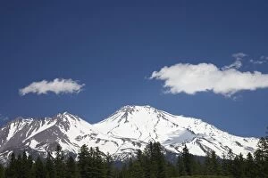 Mount Shasta (14, 162 feet) - the second highest volcano in the US and a major peak of the Cascade range
