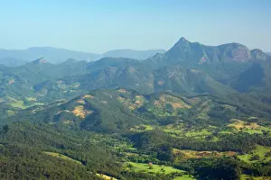Peaks Prints: Mount Warning - evening view from Best of All Lookout towards the Border Range National Park in New South Wales with