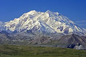 Peaks Prints: Mt. McKinley (Denali), Denali National Park, Alaska, North America. Early morning