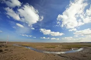 Images Dated 3rd October 2007: Mudflats - at low tide and good weather clouds