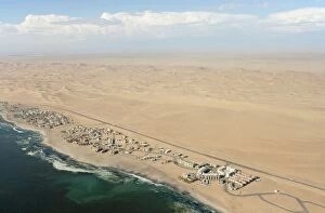 Images Dated 30th March 2008: Namibia - Aerial view of holiday resorts along
