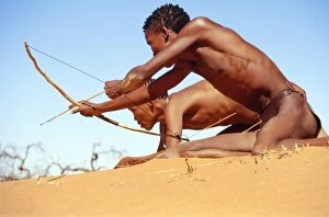 Bushmen Gallery: Namibia - bushmen hunting