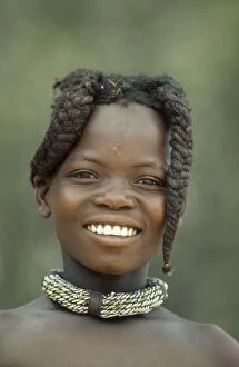 Namibia - Himba girl with the typical double plait