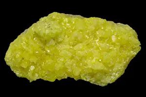 Chemicals Prints: Native Sulfur (S) - El Desierto Bolivia - of great economic importance in fungicidal plant sprays
