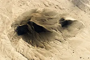 Nephelenite / Nephelinite intrusive pipe on the banks of the Swakop River - Namib Desert - Namibia - Africa