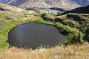 New Zealand - Diamond Lake from walking track in Conservation Area New Zealand - Diamond Lake from walking track in Conservation Area