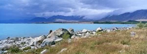 New Zealand - The intense blue of the water is due to the presence of Limestone
