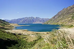 Lakes Prints: New Zealand - Lake Wanaka formed by glacial action 10000 years ago. Wanaka - South Island