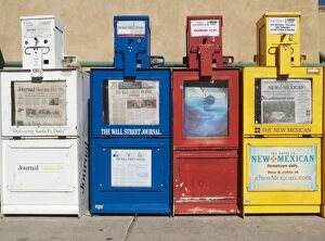 Images Dated 7th June 2009: Newspaper Vending Machines