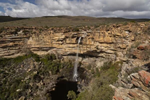 Images Dated 15th April 2019: The Nieuwoudtville Waterfall, on the Doorn River eroding the Table Mountain Sandstone