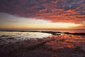 Ningaloo sunset - gorgous sunset over Ningaloo Reef and ocean