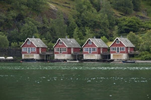 Norway, Flam (aka Flaam). Typical Norwegian