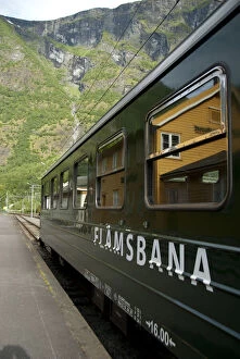 Norway, Flam. Flam Railway (aka Flamsbana)