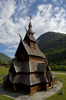 Norway, Laerdal. Borgund stave-church, c.1180