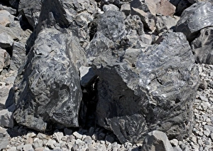 Images Dated 19th July 2005: Obsidian dome, geological site; at 8000 ft. Evidence of recent volcanic activity