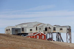 Economy Gallery: Old coal mine in Longyearbyen - Svalbard, Norway