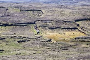 Images Dated 7th June 2012: Old Peat Workings at Eshaness
