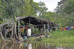 Images Dated 15th February 2011: Orinoco Delta Warao Indians - washing clothes