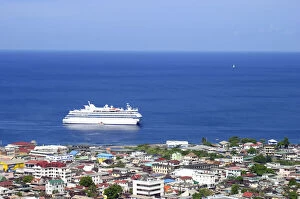 Tropic Gallery: Overlooking St. Maarten, a popular Caribbean