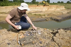 Images Dated 11th June 2008: Paleontology / Palaeontology - Eric Depre with