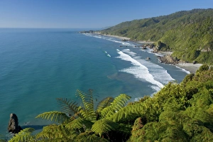 Images Dated 20th February 2008: Paparoa coastline breathtaking rugged coastline of Paparoa National Park just north of Punakaiki