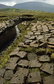 Peat Cutting Sutherland, Scotland