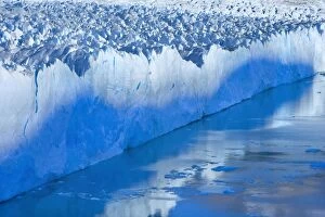 Perito Moreno Glacier - blue ice at the face of