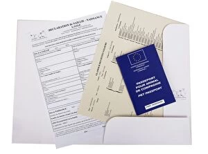 Images Dated 19th July 2012: Pet Passport - & pedigree documents Pet Passport - & pedigree documents