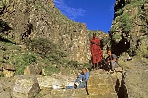 Bushmen Gallery: Photographers with Tribesman