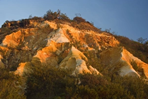 Images Dated 28th September 2008: The Pinnacles - coloured sands and sandstone cliffs at sunrise