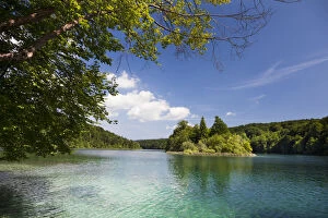 The Plitvice Lakes in the National Park