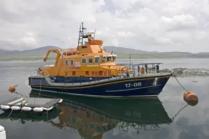Ports Prints: Port Asaig lifeboat Isle of Islay Scotland UK