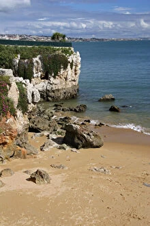 Portugal, Cascais. Praia da Rainha, a beach