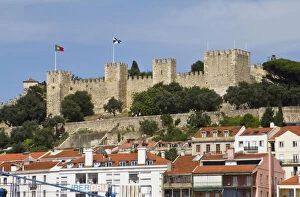Portugal, Lisbon. The Castelo de Sao Jorge