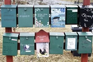 Post / Letter boxes - decorated, including one