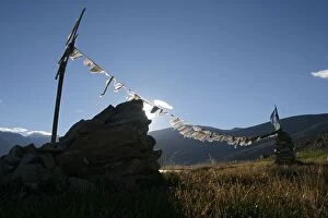 Images Dated 31st August 2006: Prayer flags at spring