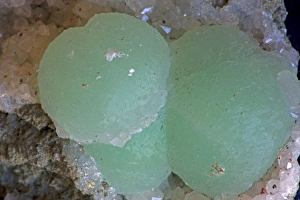 Images Dated 12th February 2008: Prehniteon Datolite Mineral Specimen Close-up - Niederkirchen Kaiserslautern Rhineland-Pfalz